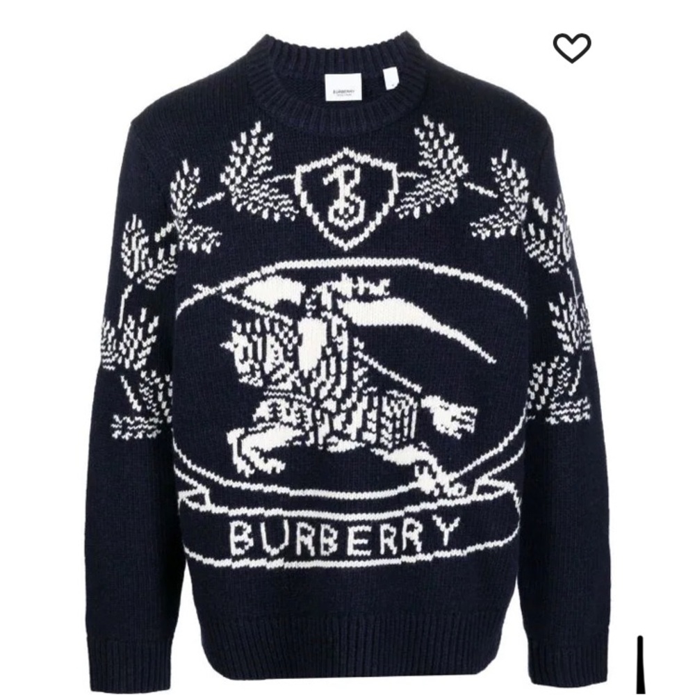 Burberry mens knitted X-L sweater brand new never warn